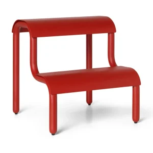 UP STEP Hocker rot