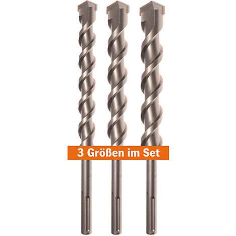 Hammerbohrer Projahn SDS-max ECO Set, Kunststoff-Box, 3-tlg.