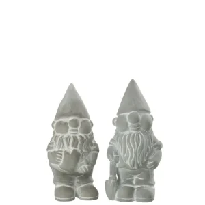 Gnoom Cement Grijs Klein Assortiment Van 2