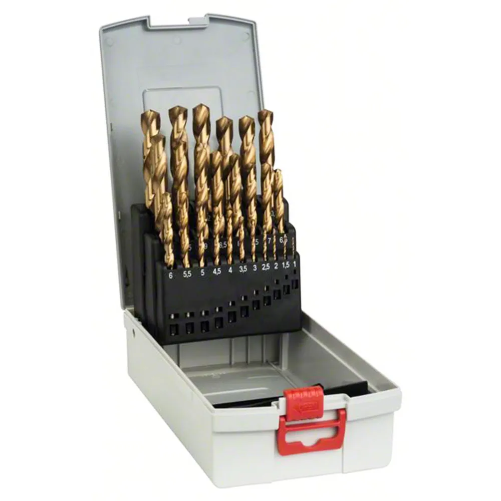 Metallbohrer-Set Bosch HSS-TiN ProBox 1-13mm 25Stk
