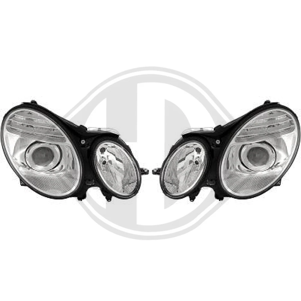 DESIGNSCHEINWERF.SET W211, 02-06 FACELIFT-OPTIK 1615380