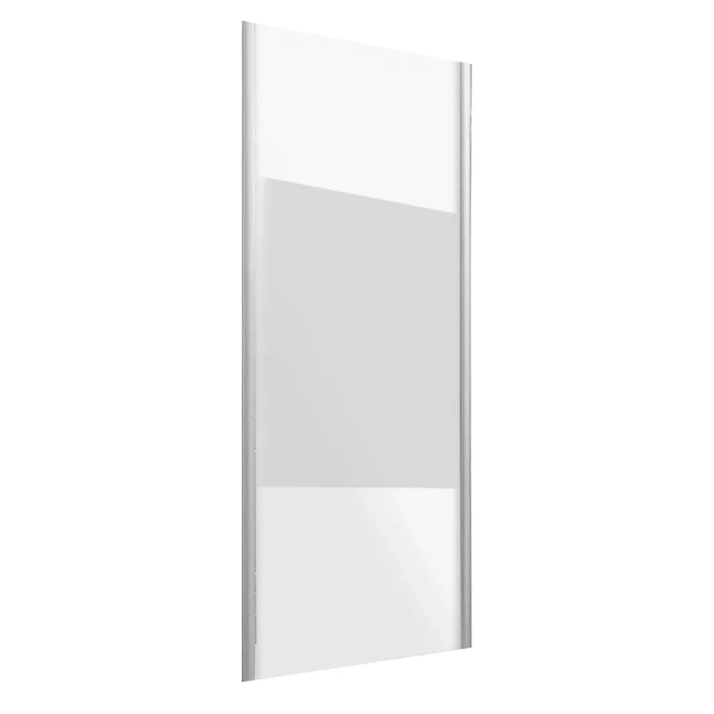 Duschwand aus Siebdruckglas – Essential 68–70 cm