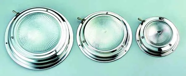 LED-Lampe Edelstahl ø 137 mm 12V