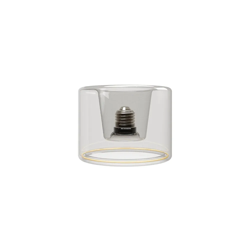 LED Klar Glühbirne Ghost Line CRI 90 Eingelassener Mini-Donut 5,5W 450Lm E26 120V 2200K Dimmbar - G03
