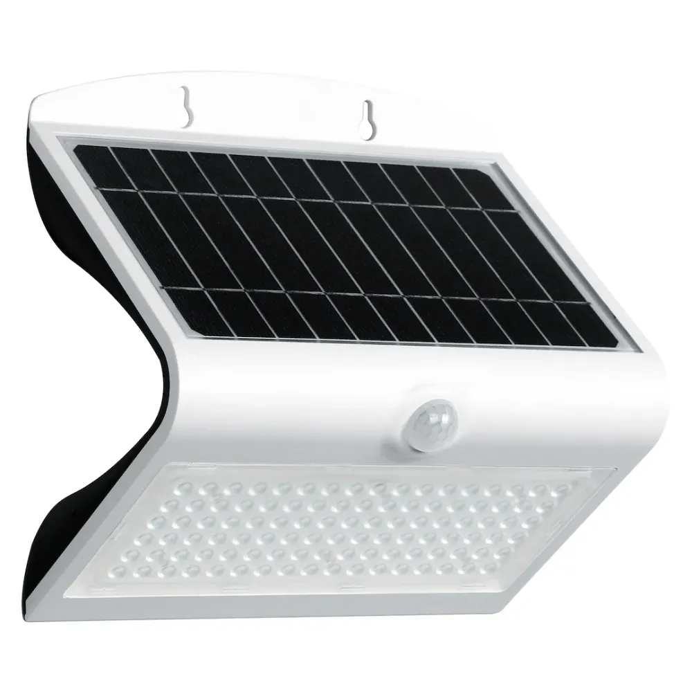 Eko-Light Solarlampe Außenwandleuchte H 22cm Black
