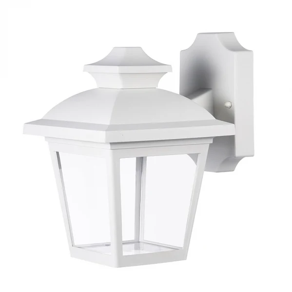Fabrilamp Außenwandleuchte Maca weiß Polycarbonat E27