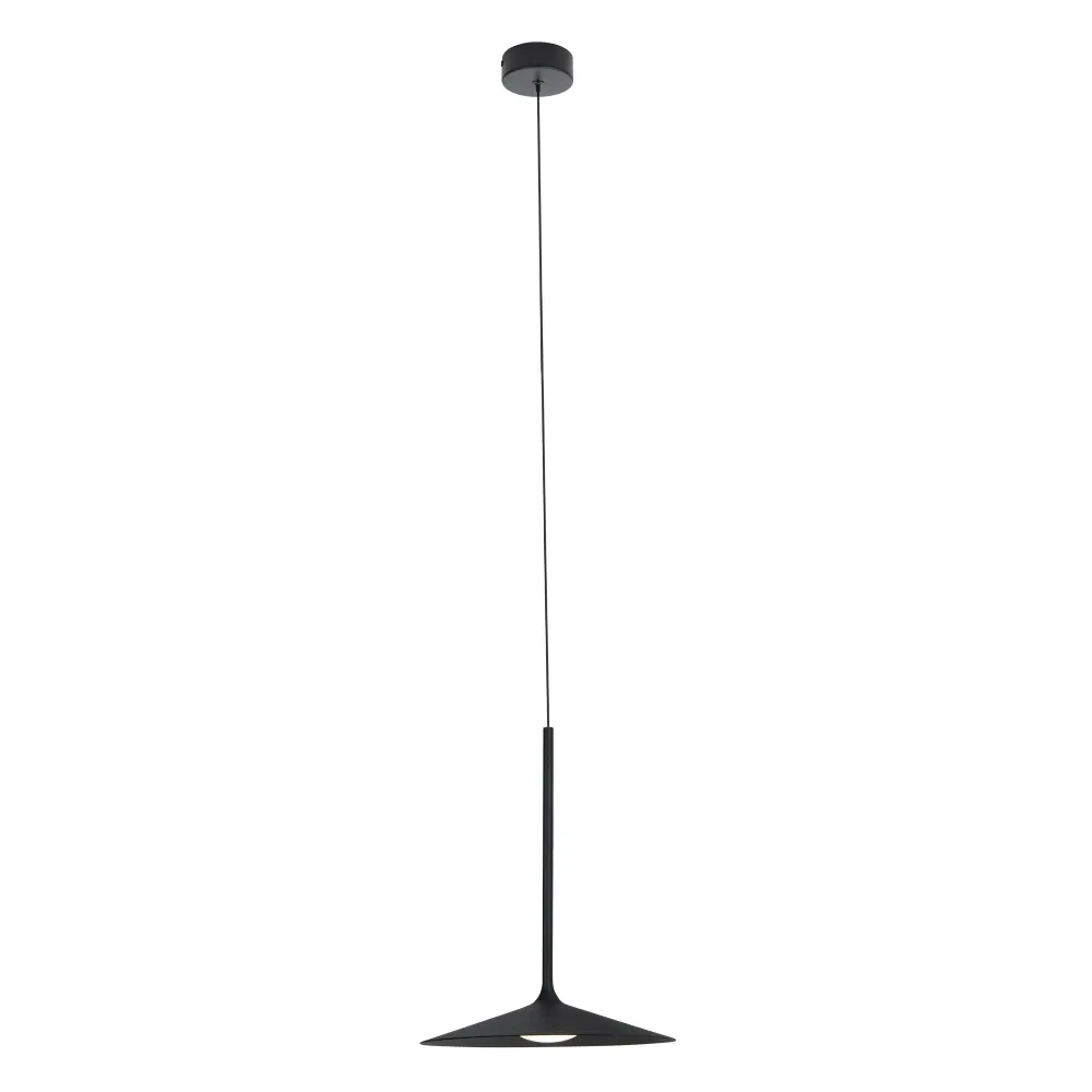 Maxlight Hana 1L LED-Pendelleuchte, D 17,5 cm Black