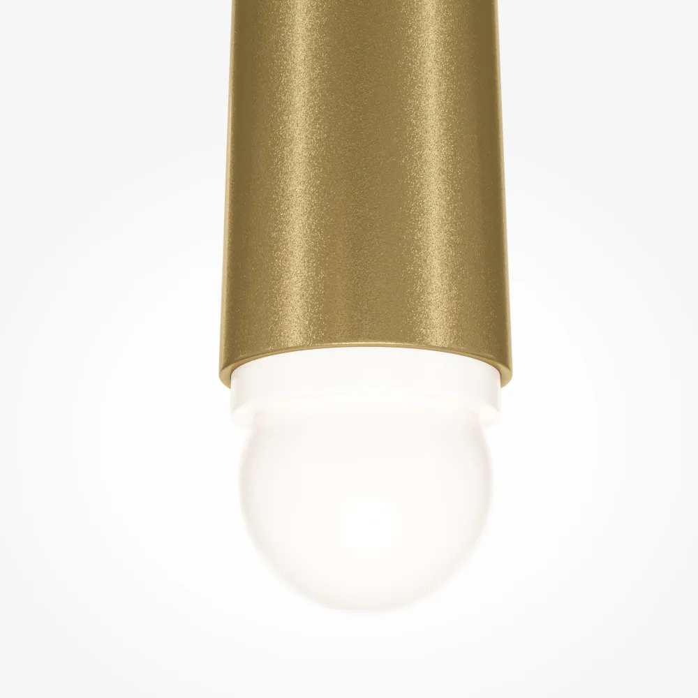 Maytoni Cascade 1L Deckenpendelleuchte, Messing, LED, Höhe 218,8 cm