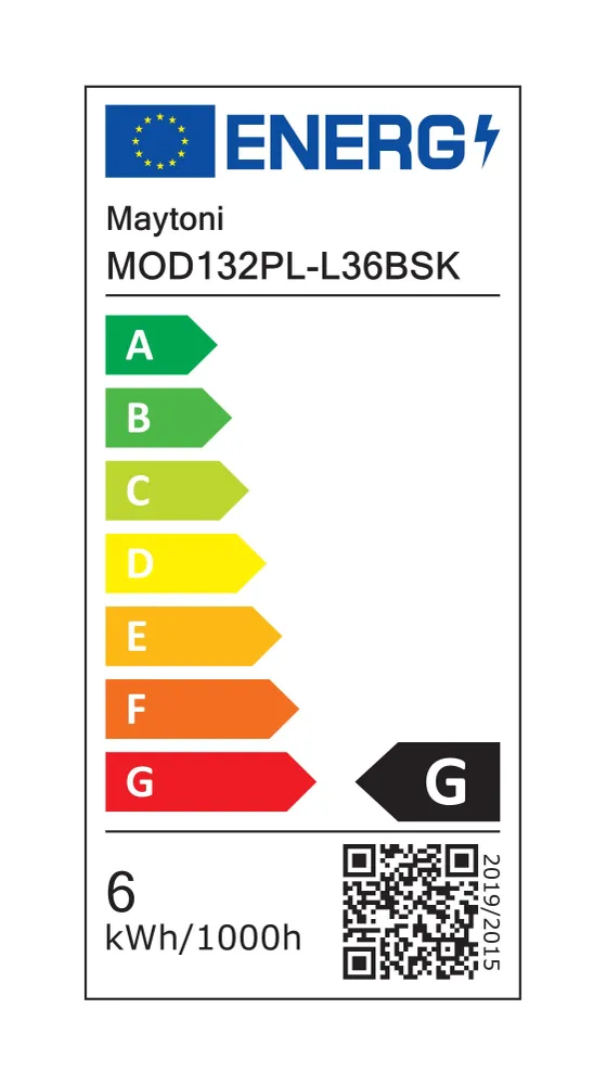 Maytoni Cascade 1L Deckenpendelleuchte, Messing, LED, Höhe 218,8 cm