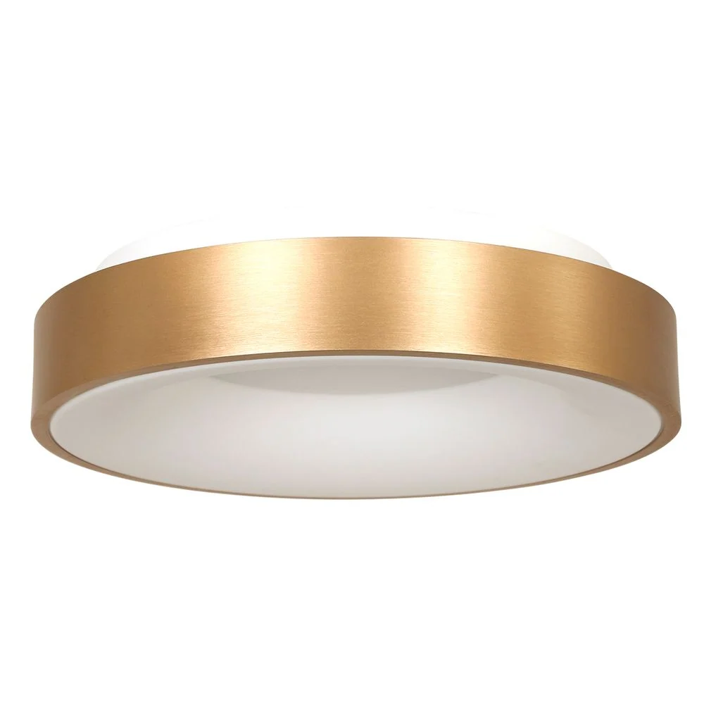 Steinhauer Ringlede 1L Deckeneinbauleuchte Gold LED, D 48cm