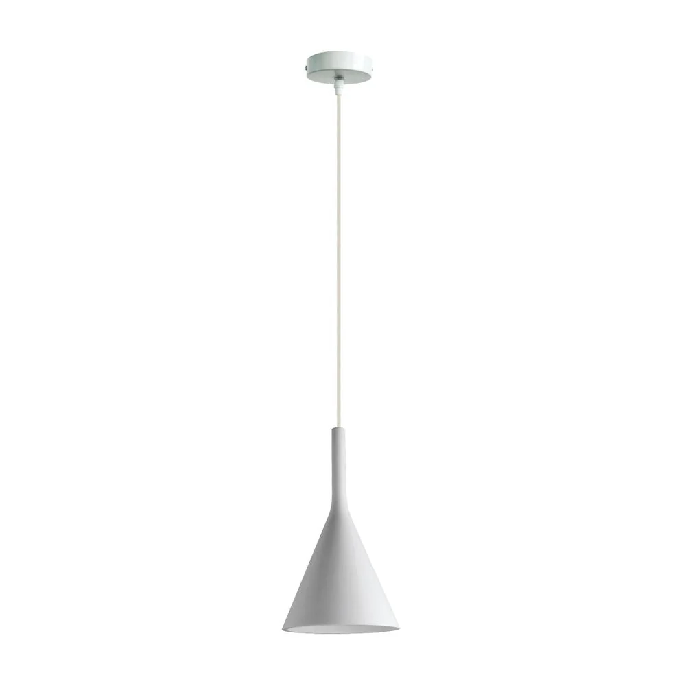 Deckenpendelleuchte VK Leading Light E27, Durchmesser 16,5 cm, weiß