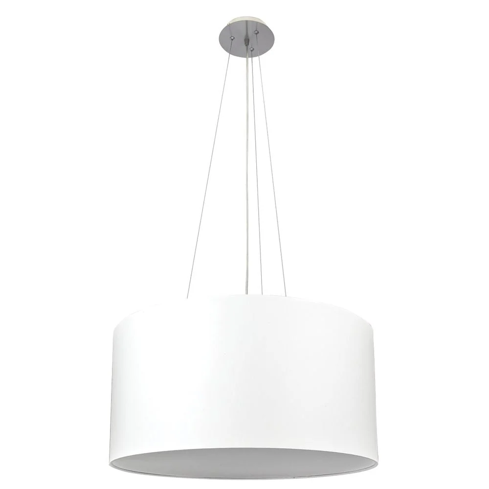 Deckenpendelleuchte VK Leading Light E27, Durchmesser 60 cm, weiß