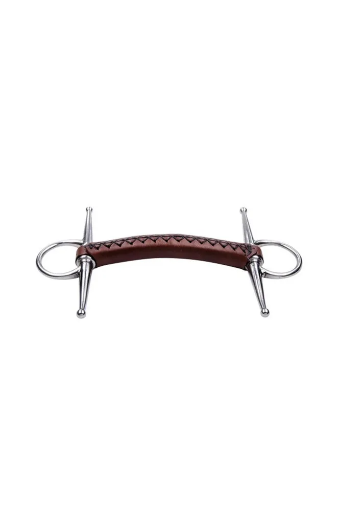 Leder Schenkeltrense Brown 125 mm