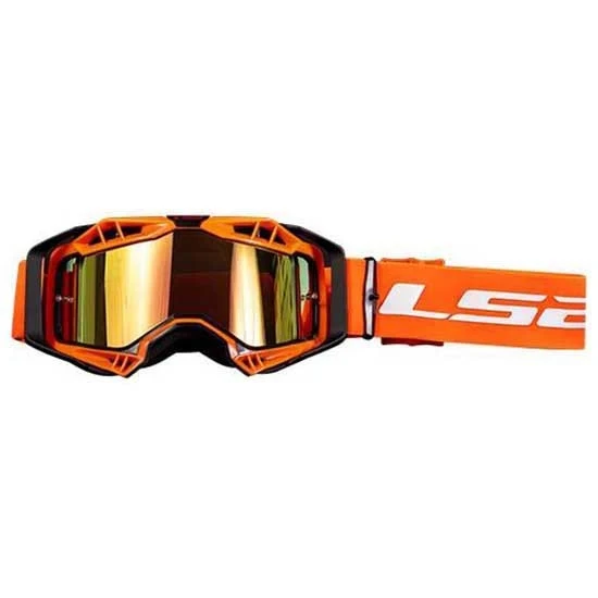 LS2-AURA-BRILLE SCHWARZORANGE MIT IRIDIUM-VISIER