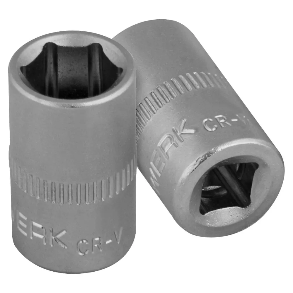 Kraftwerk BASIC LINE 1/4" Steckschlüsseleinsatz Aussen Sechskant 13 mm