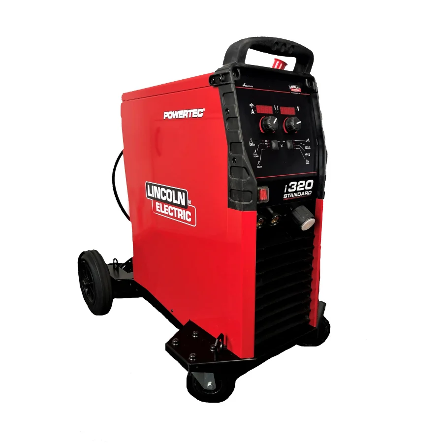 Lincoln Electric Schweissgerät Powertec i320C Standard, inkl. Massekabel, gasgekühlt