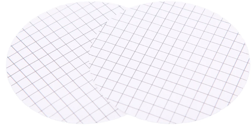 Membranfilter Cellulosenitrat, 0,2 µm, steril, Gitternetz, Rundfilter 47 mm