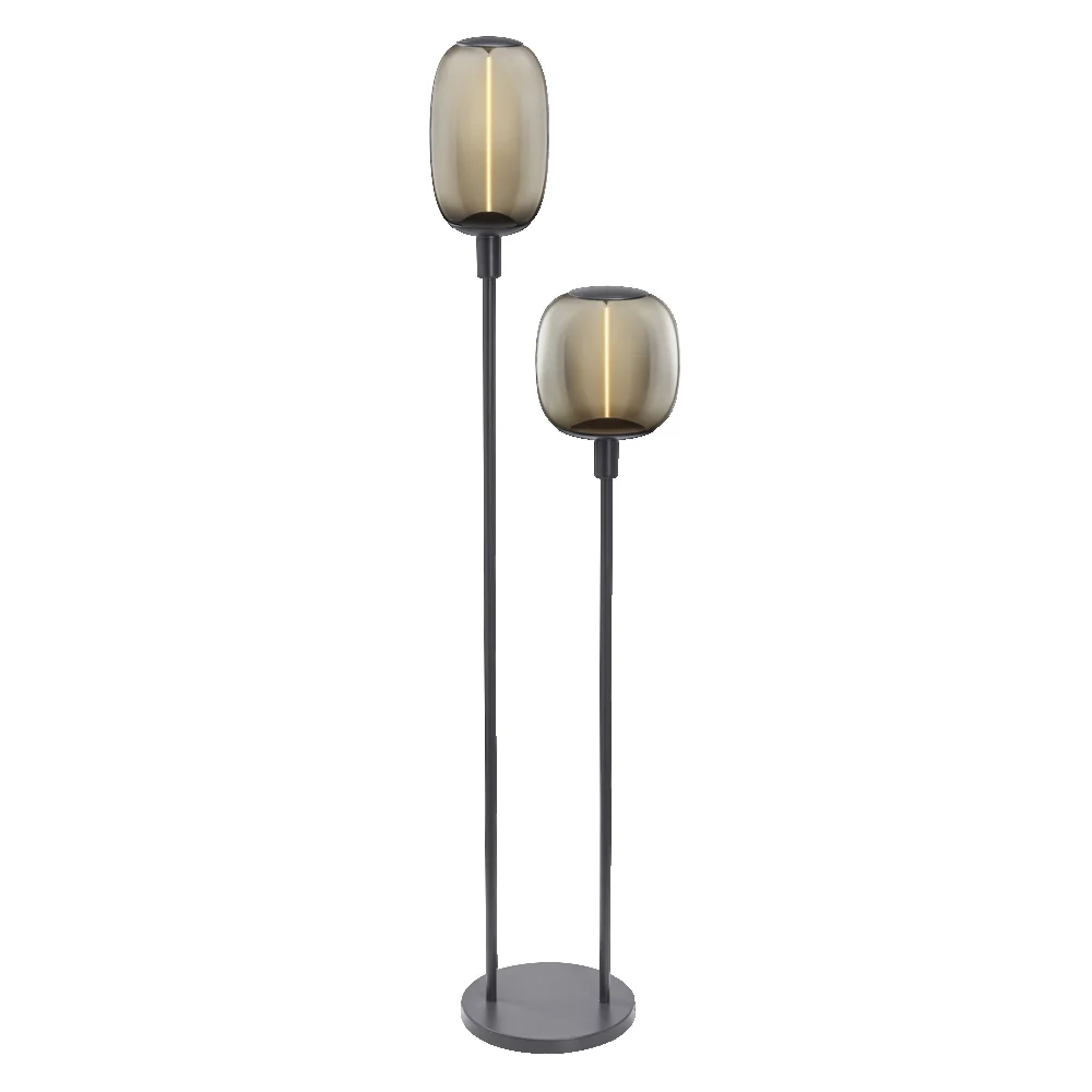 OSRAM Decor Stick Floor Dark Grey Standleuchte 146cm 2x E27, ohne Leuchtmittel
