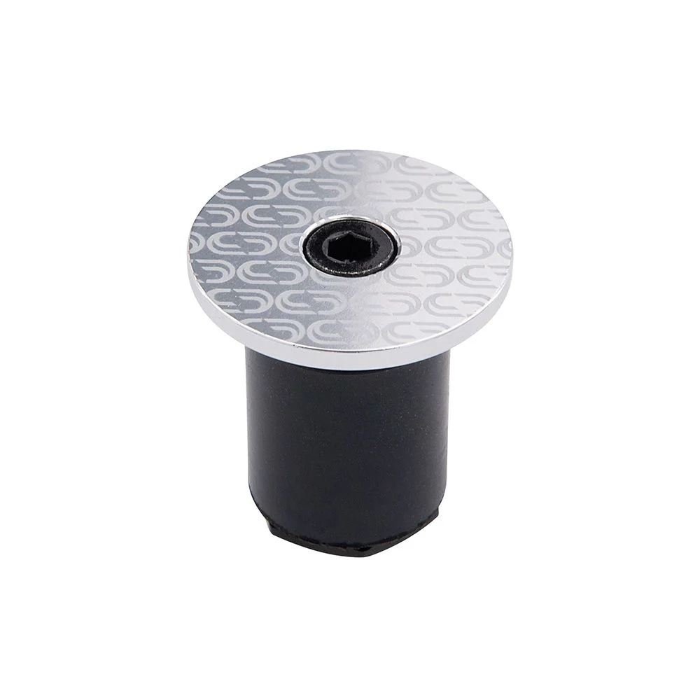 Tappo Manubrio LOOP Alluminio Argento (Coppia)