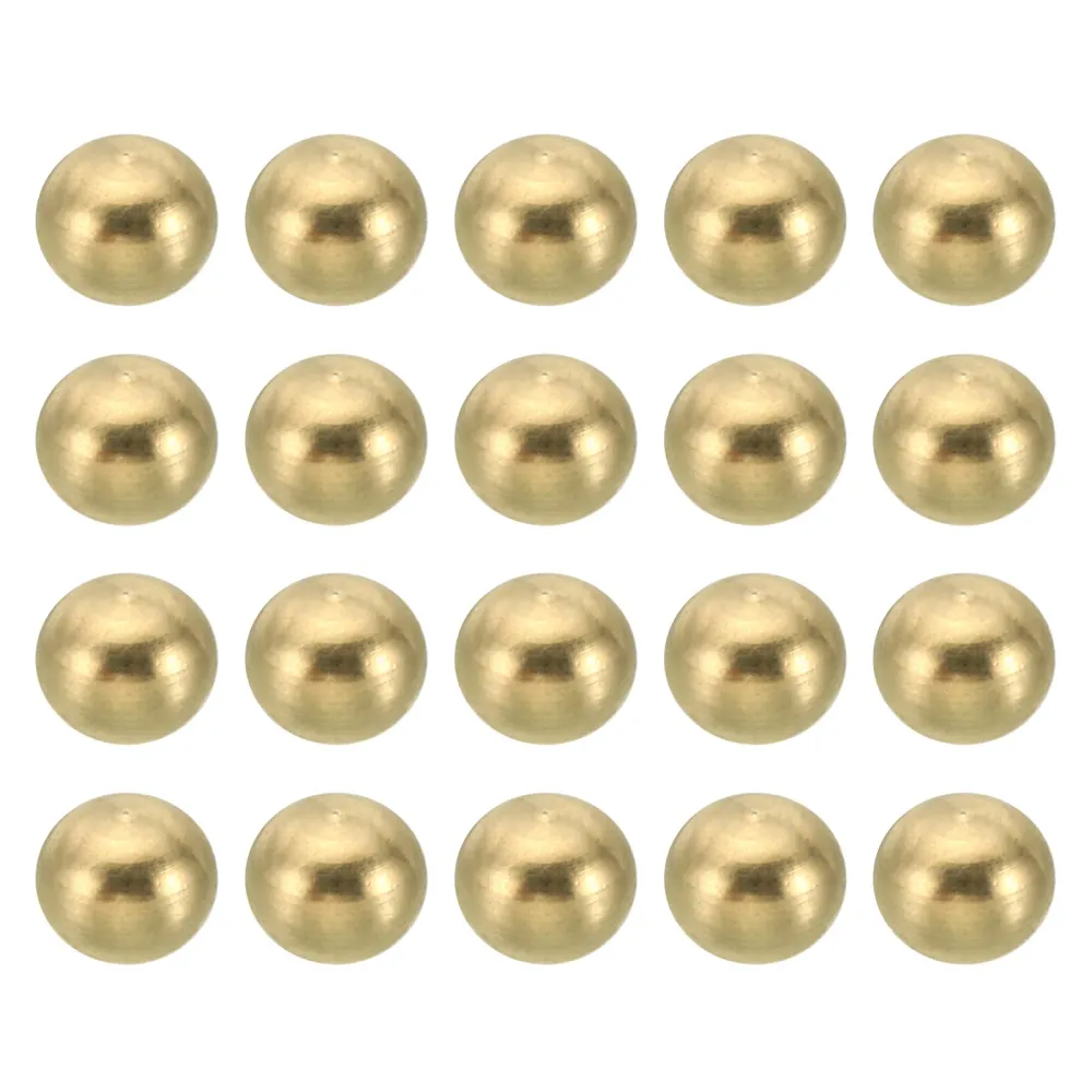 M3*0.5 Thread Cap Nuts Knob 20pcs Brass Ball Lamp Decoration Screw Caps Nut 6mm Harfington
