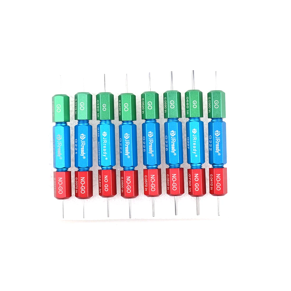 JRready ST5128 Gut-Ausschuss-Lehren-Messwerkzeugsatz (G220 G221 G222 G224 G225 G226 G227 G125) zur regelmäßigen Prüfung de...