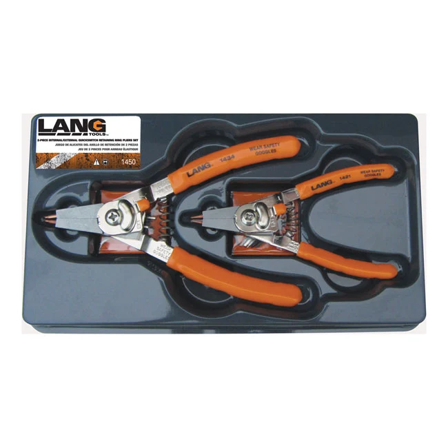 Lang Tools, „Quick Switch“-Sicherungsringzange. 2-teiliges Set