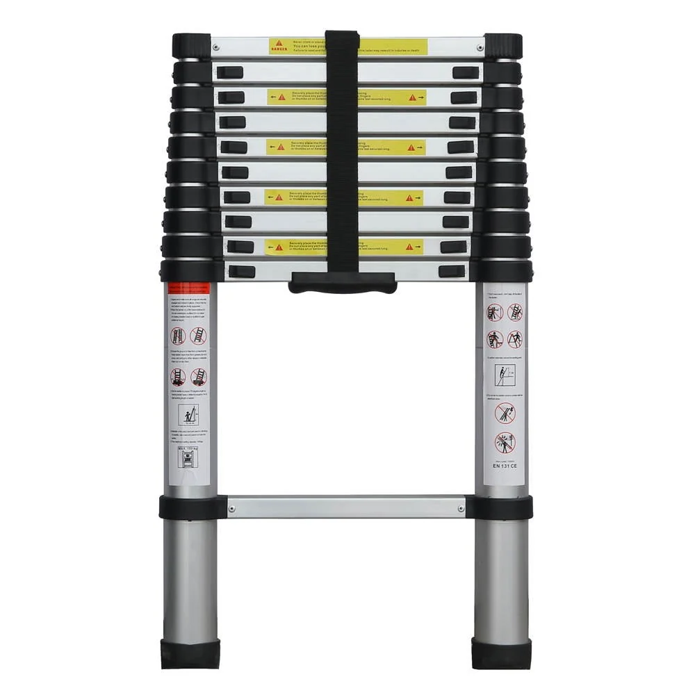 TELESKOPLEITER 10 STUFEN ALUMINIUM.