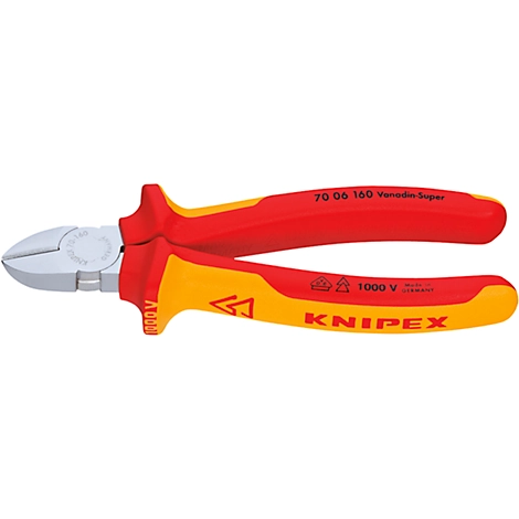 KNIPEX VDE-Seitenschneider 180 mm